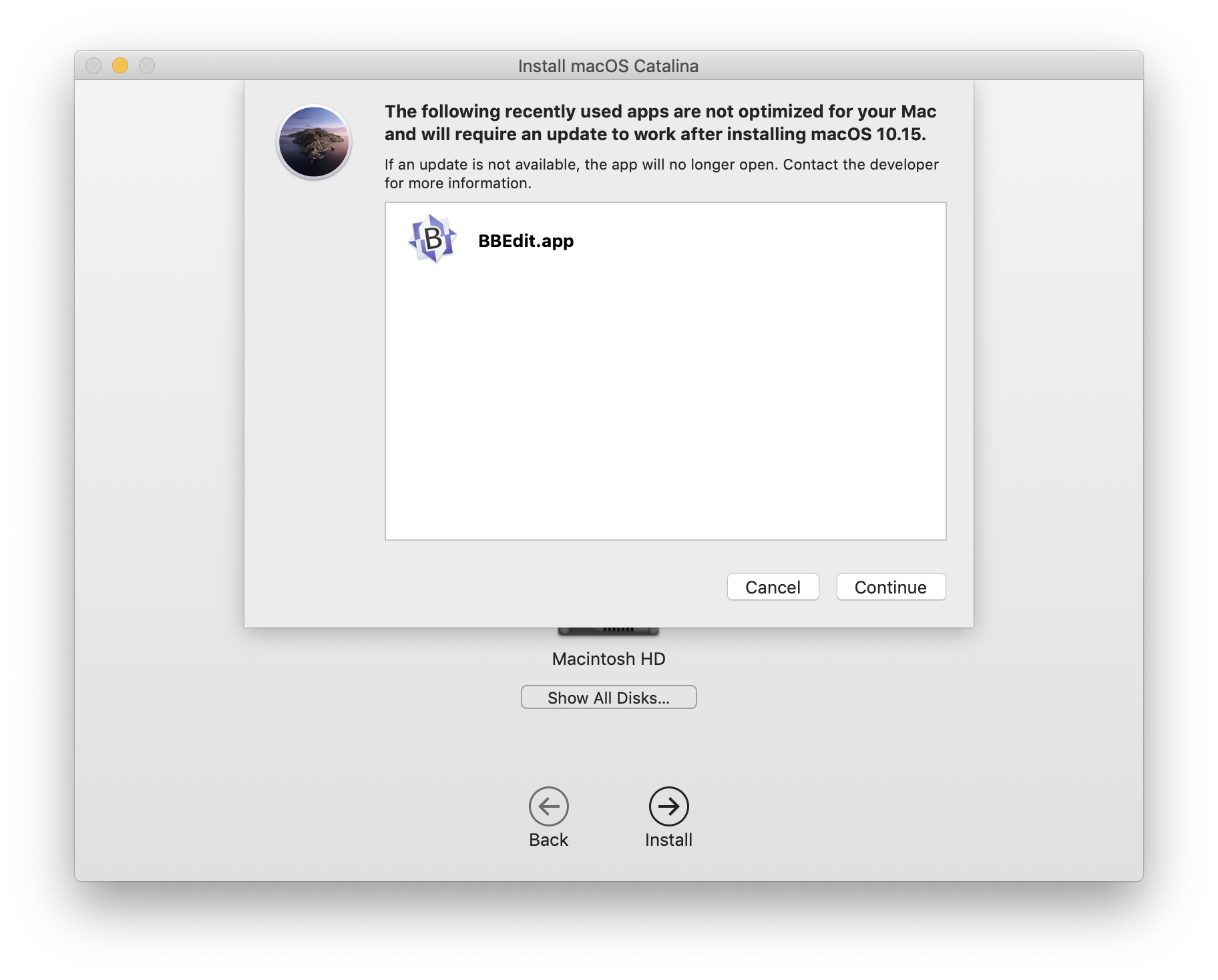 update app installed for different user mac